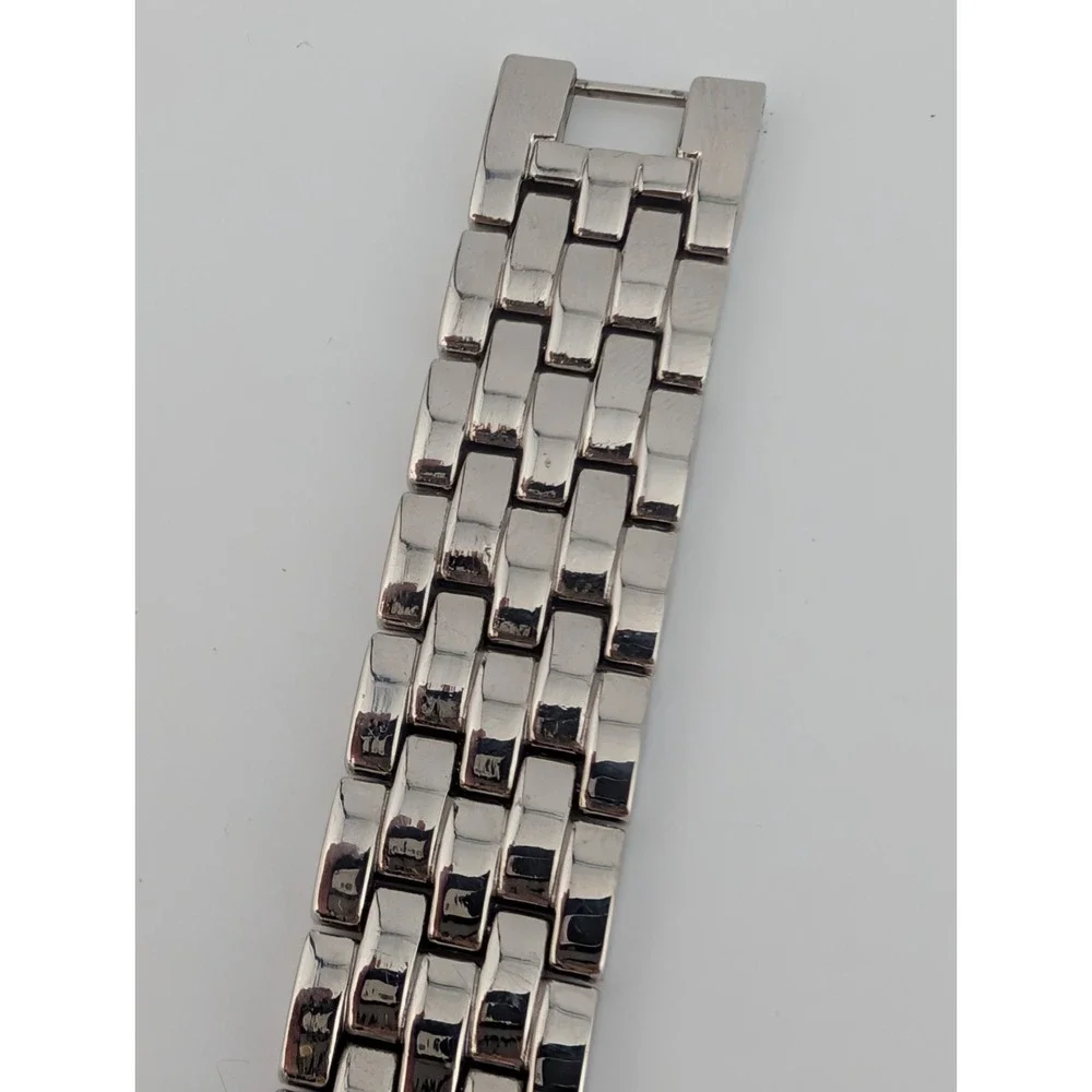 Avon Bling Pave Swarovski Crystals Watch Women 34mm Case 7.25